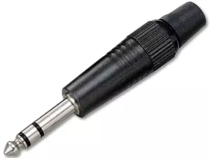 SREXACT SP101-CP2-BK - Złącze JACK 6,3mm TRS (czarne)-103932
