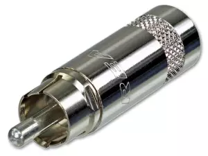 REAN NYS352 - Złącze RCA wtyk cinch (srebrne)-103640