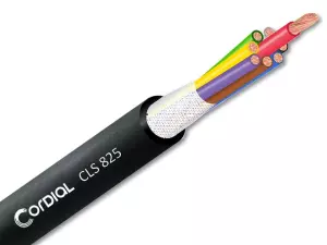 CORDIAL CLS 825 - Kabel głośnikowy 8x2,5mm² (czarny)-103832