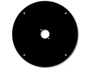 ADAM HALL 70225D1 - Płyta przednia do bębna 70225 1D (czarna)-103757