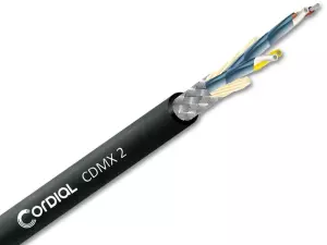 CORDIAL CDMX 2 - Kabel AES/EBU DMX-D 4x0,22mm² (czarny)-103813