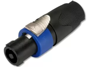 SK SC-40451 - Złącze SPEAKON 4-pin wtyk (czarno - niebieskie)-103691