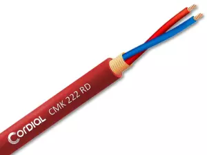 CORDIAL CMK 222 RD - Kabel mikrofonowy 2x0,22mm² (czerwony)-103841
