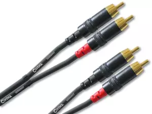 CORDIAL CFU 1.5 CC - Kabel RCA - RCA - 1,5m (czarny)-103816