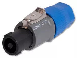 SREXACT SVP562-GY-WP - Złącze SPEAKON 4-pin (szaro-niebieskie)-103912