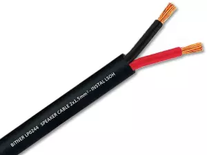 BITNER LP0244 - Kabel głośnikowy 2x1,5mm² Instalacyjny LSOH Czarny-104382