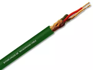 BITNER LP0208 GR - Przewód mikrofonowy 2x0,23mm² (zielony)-104079