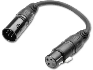 ADAM HALL K3 DGF 0020 - Adapter DMX kablowy XLR5M - XLR3F (czarny)-104466