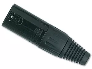 PROEL XLR3MVBK - Złącze XLR 3-pin męskie (czarne)-104050