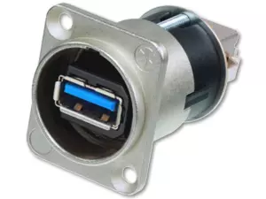 NEUTRIK NAUSB3 - Złącze USB 3.0 (srebrne)-104056