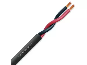 SPK-101 Kabel głośnikowy 2x2,5mm² OFC Twinax PVC (czarny)