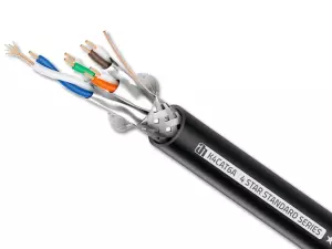 ADAM HALL K4 NCAT6 Kabel logiczny S/FTP CAT.6A 4x2x0,22mm² (czarny) PVC