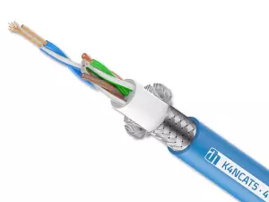ADAM HALL K4 NCAT5 Kabel logiczny S/UTP CAT.5e 4x2x0,15mm² (niebieski) TPU