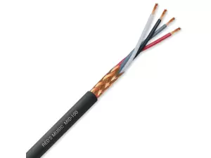 MID-100 Kabel midi audio 4x0,14mm² OFC Quadax PVC (czarny)