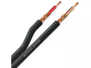 INS2-S100 Kabel instrumentalny audio 2x(1x0,23mm²) OFC Dual PVC (czarny)