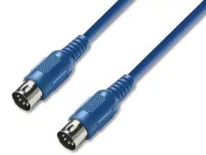 ADAM HALL K3 MIDI 0075 BLU Kabel midi DIN-DIN 0,75m (niebieski)