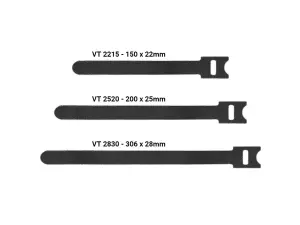ADAM HALL VT 2830 Opaska rzepowa 30cm (czarna)-106855