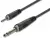 RACC280L1.5 - Kabel audio JACK 3,5 - JACK 6,3 (czarny) 1,5m